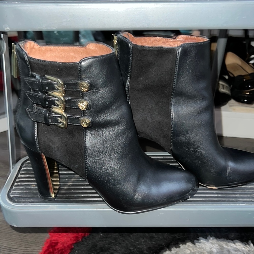 Louise et Cie black booties